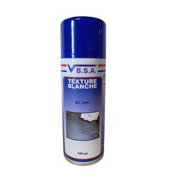 Texture blanche grain fin vinyl, cuir, plastique - 400 ml chez VBSA France