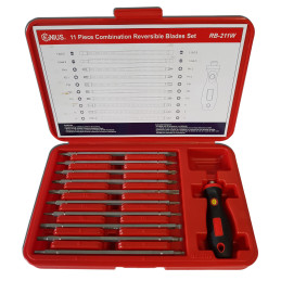 Interchangeable screwdriver set - 11 pieces at VBSA France