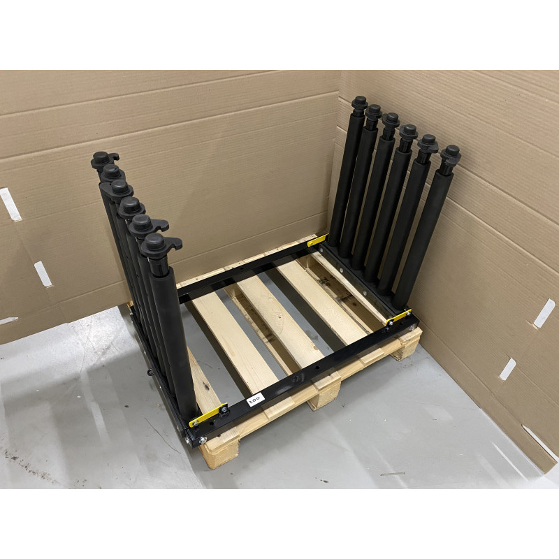 2ème CHOIX - Rack à pare-brises pliable - 5 compartiments (sans roulette) - N200 2ème CHOIX - Rack à pare-brises pliable - 5 compartiments (sans roulette) - N200