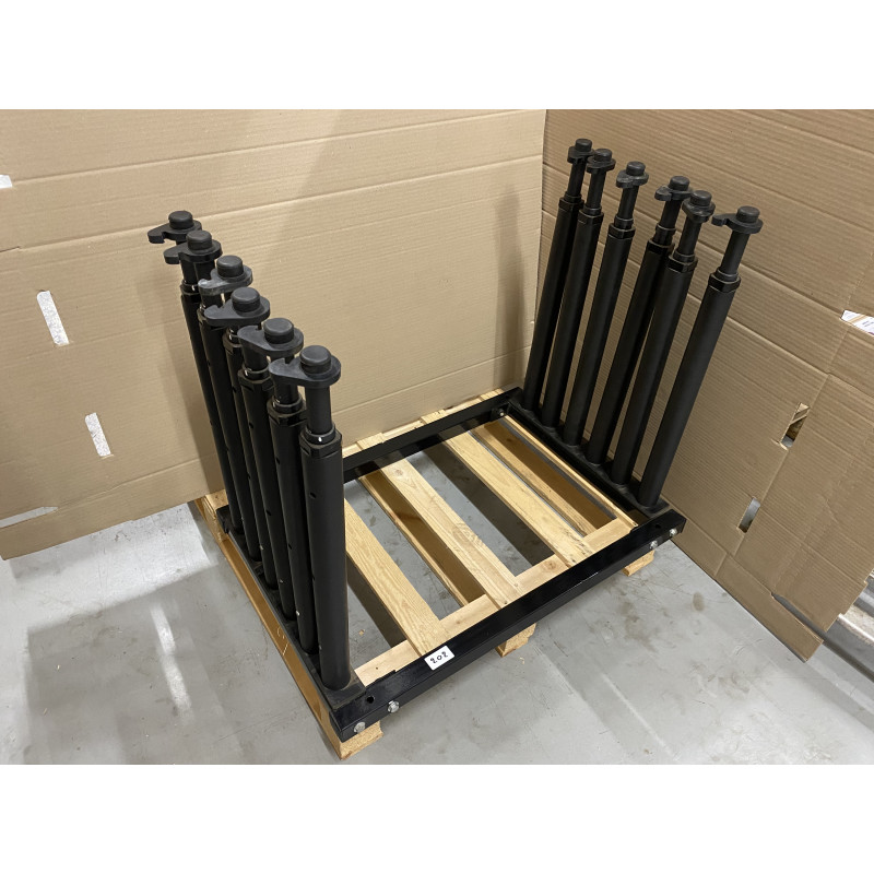 2ème CHOIX - Rack à pare-brises pliable - 5 compartiments (sans roulette) - N202 2ème CHOIX - Rack à pare-brises pliable - 5 compartiments (sans roulette) - N202