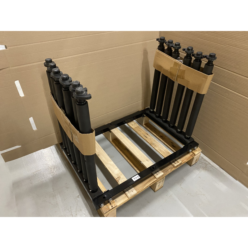 2ème CHOIX - Rack à pare-brises pliable - 5 compartiments (sans roulette) - N206