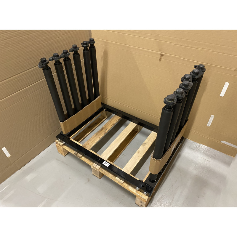 2ème CHOIX - Rack à pare-brises pliable - 5 compartiments (sans roulette) - N207