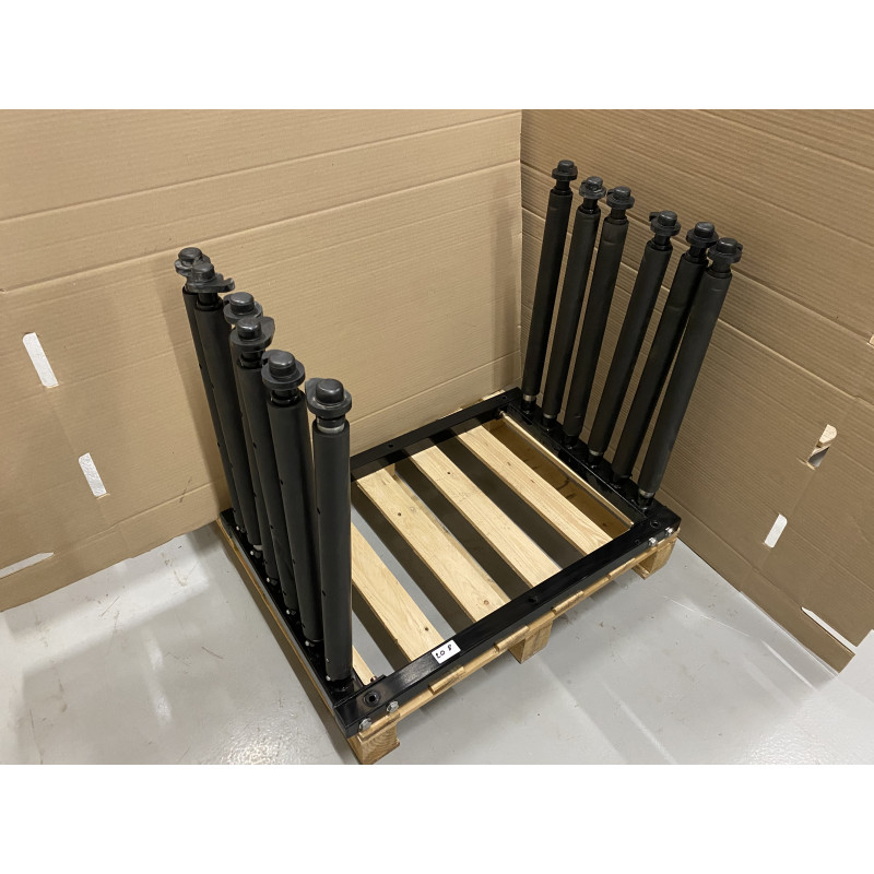 2ème CHOIX - Rack à pare-brises pliable - 5 compartiments (sans roulette) - N208