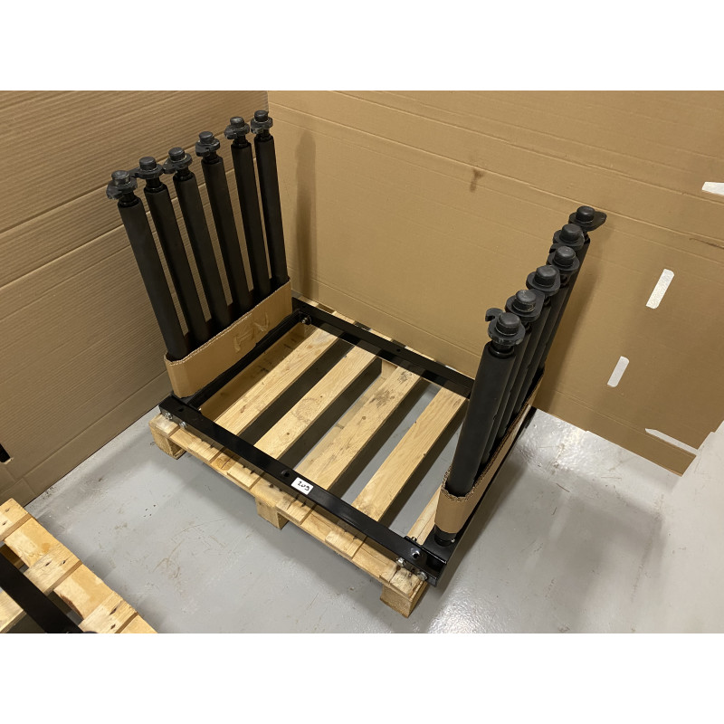 2ème CHOIX - Rack à pare-brises pliable - 5 compartiments (sans roulette) - N209