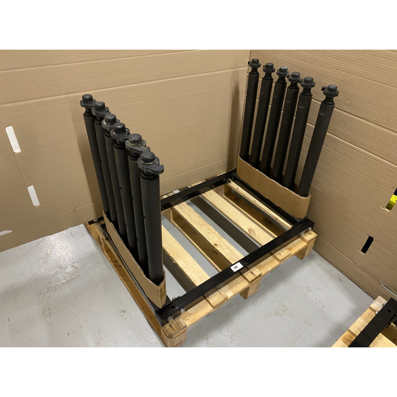 2ème CHOIX - Rack à pare-brises pliable - 5 compartiments (sans roulette) - N210