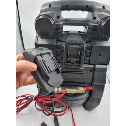 COMP-5 hava kompresörü için 12V - 30V kablo adaptörü ve kelepçeler, VBSA - Fransa
