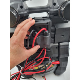COMP-5 hava kompresörü için 12V - 30V kablo adaptörü ve kelepçeler, VBSA - Fransa