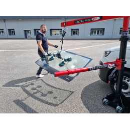 ULTRA-POSE EVOLUTION - New windshield motorized fitting/fifting system - single operator for cars SUV & VANS at VBSA - France