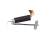 Knife with quick blade exchange device