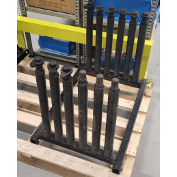 2ème CHOIX - Rack à pare-brises pliable - 5 compartiments (sans roulette) - N206 chez VBSA - France