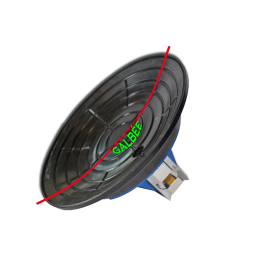 Piston suction cup Ø 230 mm - Load capacity 350 kg - Highly curved windshield - Second VIE -N329 at VBSA - France