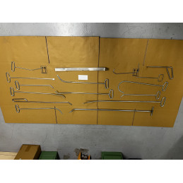 Système débosselage part tringles - 16 outils - 2nd vie vbsa france