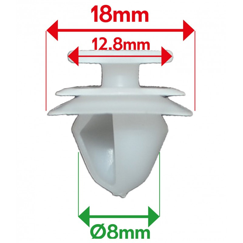 Door panel clip - RENAULT, CITROEN, PEUGEOT vbsa france