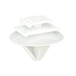 White windshield clip Peugeot VBSA France