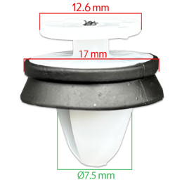 Agrafes panneau de porte FIAT, RENAULT, PEUGEOT, CITROEN, LANCIA vbsa france