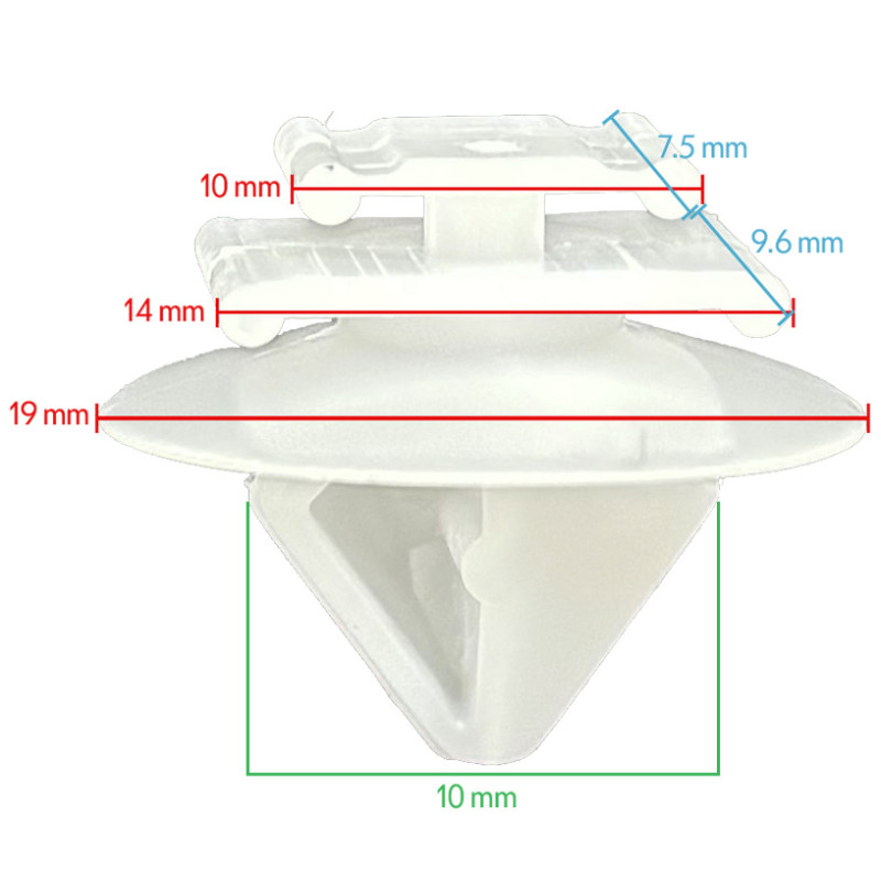 Bay window grille clips - CITROEN, PEUGEOT, RENAULT vbsa france Bay window grille clips - CITROEN, PEUGEOT, RENAULT vbsa france