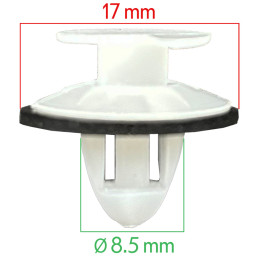Door panel clips for PEUGEOT, RENAULT, CITROEN vbsa france