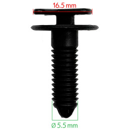 Clip for CITROEN VBSA FRANCE windshield wiper motor cover