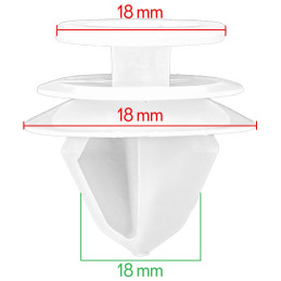 Door panel clip - RENAULT, CITROEN, PEUGEOT vbsa france