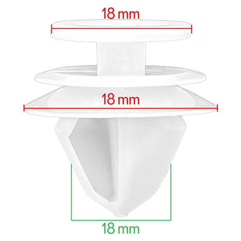 Door panel clip - RENAULT, CITROEN, PEUGEOT vbsa france