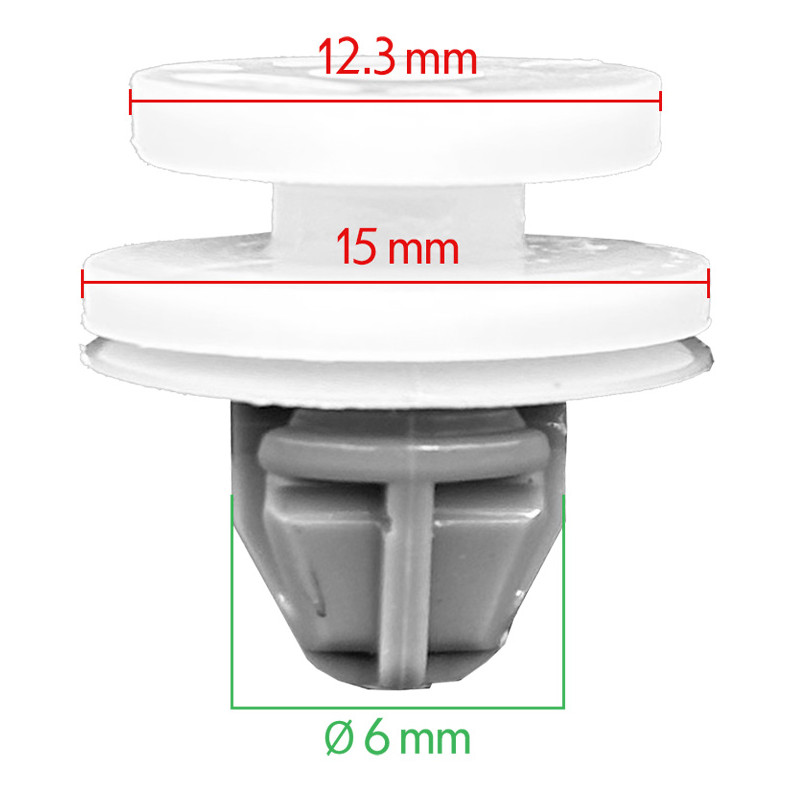 Door panel clips for Renault Clio I, Megane, Trafic vbsa France