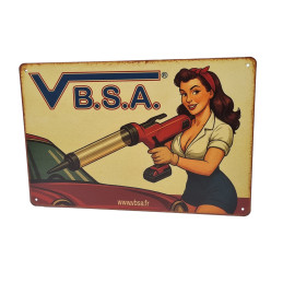 Vintage Decorative Plaque VBSA – Bonding – Limited Edition No.1 by VBSA – France