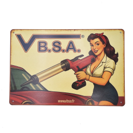 Vintage Decorative Plaque VBSA – Bonding – Limited Edition No.1 by VBSA – France