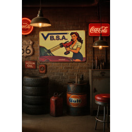 Plaque décorative vintage VBSA - Série limitée - n°1 chez VBSA - France