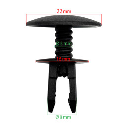 WS-FASTENER WATERPANEL - VW