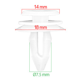 Trim clip Trim clip DACIA...