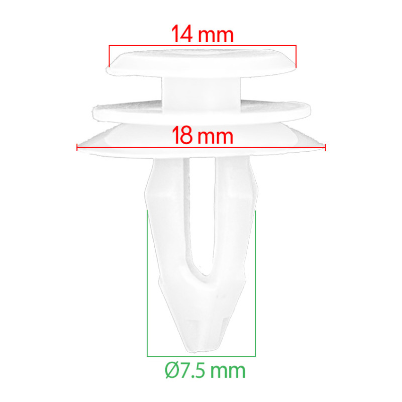 Door panel clips for Dacia VBSA France