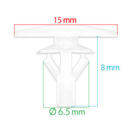 FASTENER WATERPANEL / INNER...