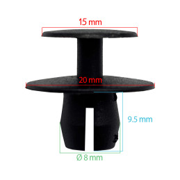 Fastener waterpanel/Inner...