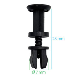 WS Fastener siyah FORD...