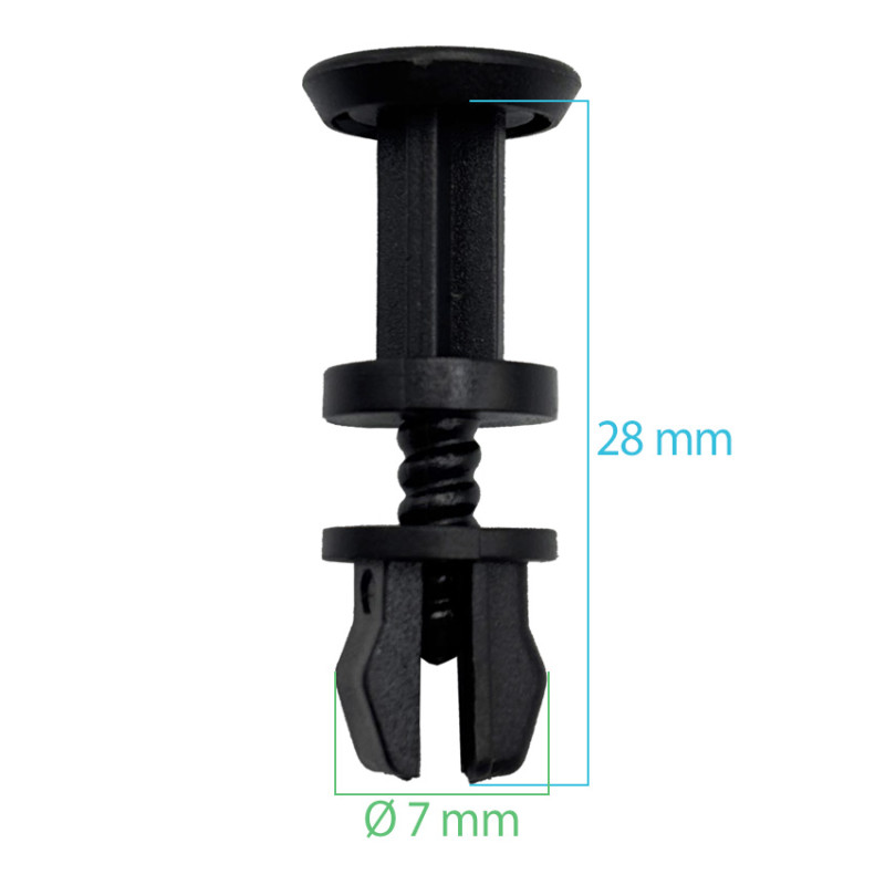 Agrafe pour cache moteur essuie-glace noir ford vbsa france Agrafe pour cache moteur essuie-glace noir ford vbsa france