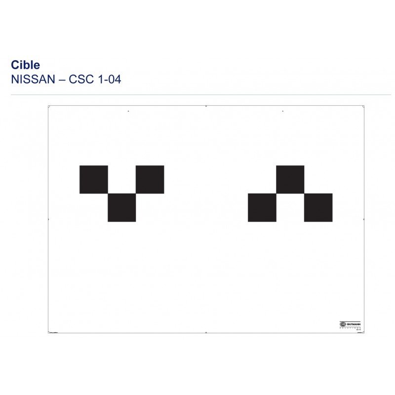 Nissan M1-04 Front Camera Calibration Target – CSC Tool Mobile Hella Gutmann