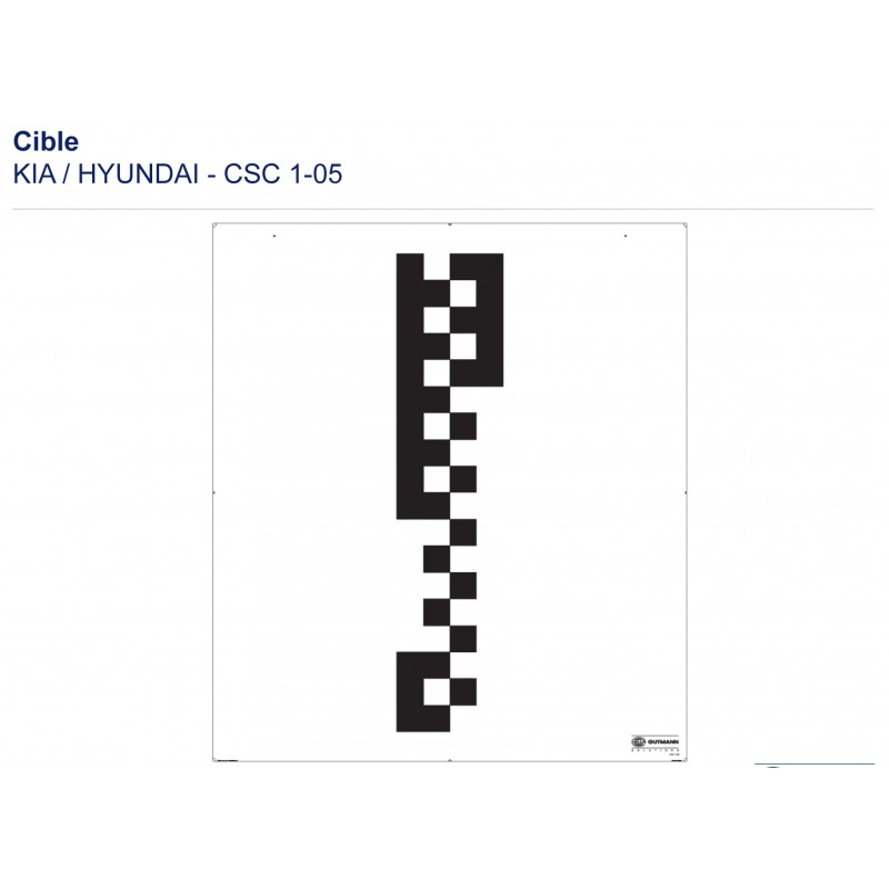 Kia / Hyundai M1-05 Ön Kamera Kalibrasyon Hedefi – Hella Gutmann CSC Tool Mobile N491- VBSA