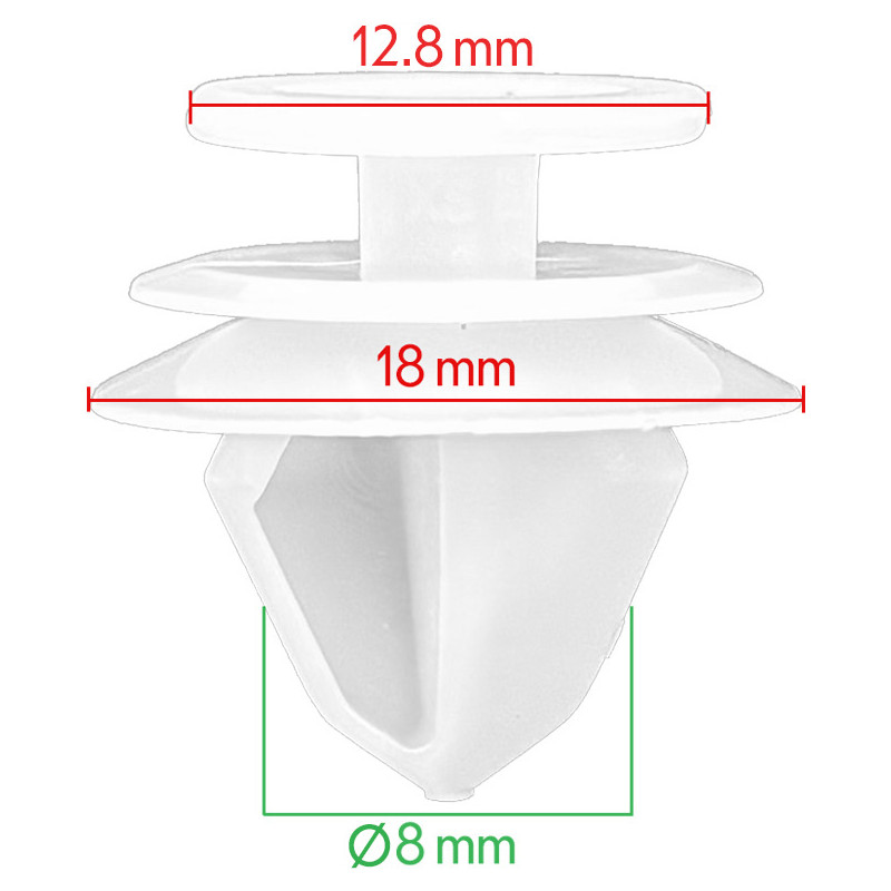Door panel clip - RENAULT, CITROEN, PEUGEOT vbsa france