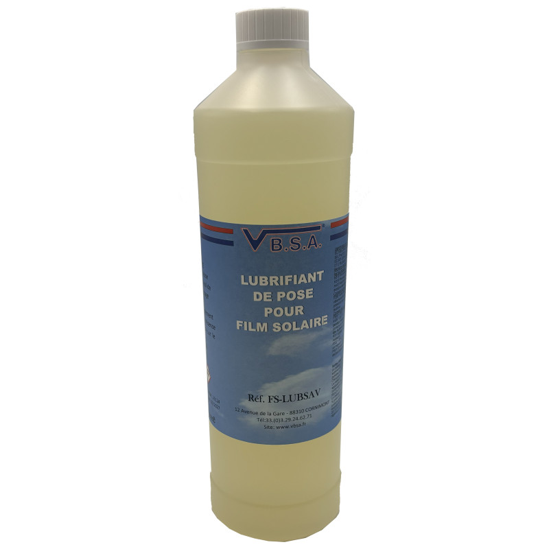 Lubrifiant 1 litre pour pose film solaire vbsa france