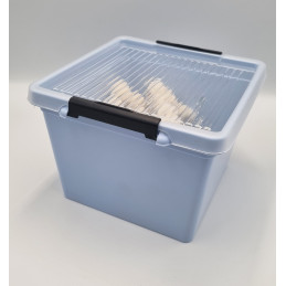 Boîte (vide) pour tamponnettes applicatrices AP-100 – Protection anti-humidité chez VBSA