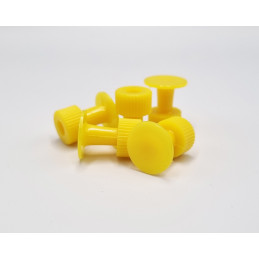Lot de 5 Embouts débosselage - Jaune Rond - Petit Modèle - chez VBSA