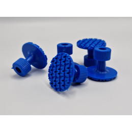 Dent tab - Blue - round - Hole