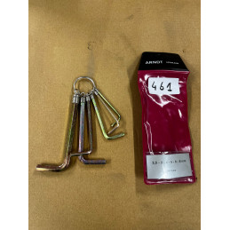 Jeu de clé Allen (6 pièces) - N461 - Destockage vbsa france