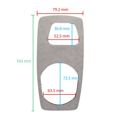 Pastilles adhésives capteur camera pour MERCEDES ACTROS - Lot de 5 - VBSA France