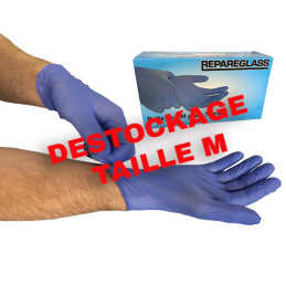 Gants Nitriles élastiques et extensibles sans talc et sans latex, Protection VBSA France