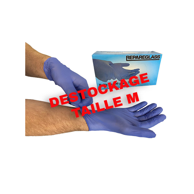 Gants Nitriles élastiques et extensibles sans talc et sans latex, Protection VBSA France
