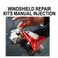 Windshield repair kits manual injection