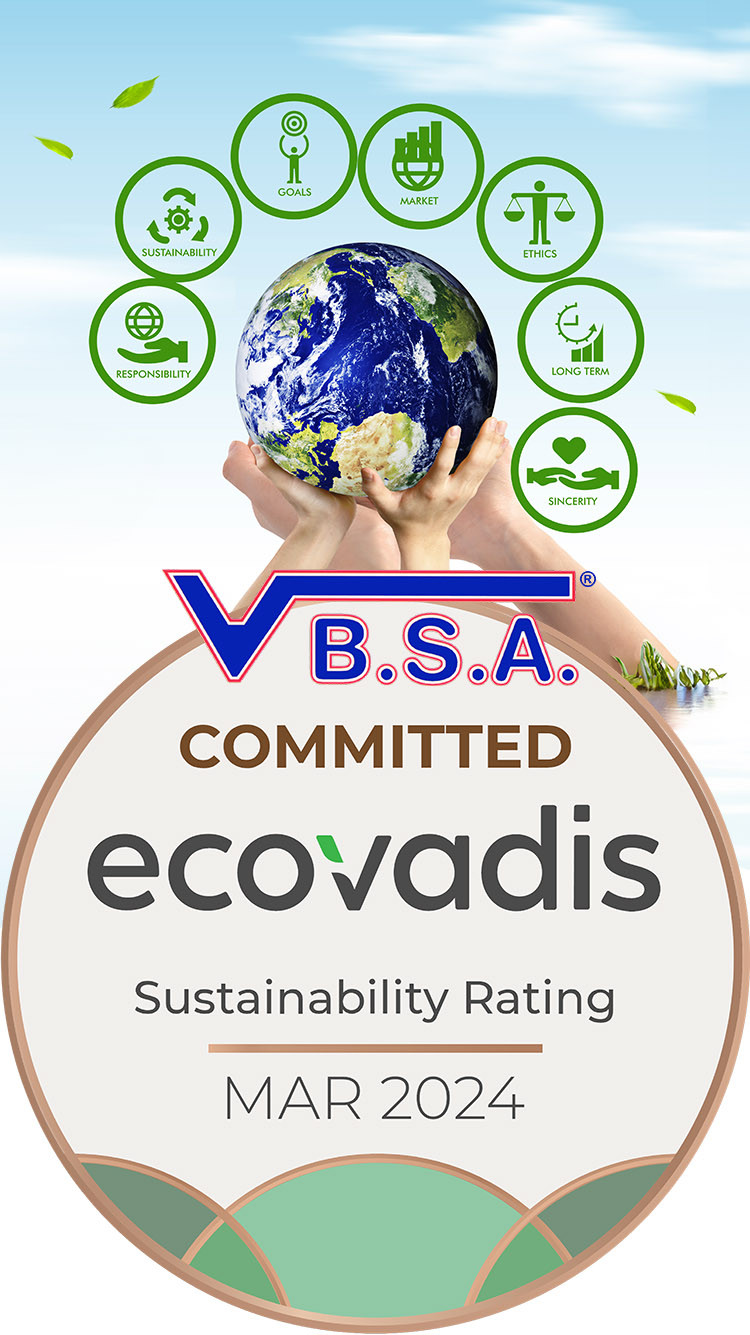 VBSA awarded ECOVADIS label 